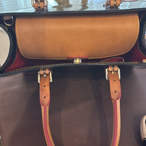 Dooney & Burke Satchel & Matching Wallet - Picture 5 of 12